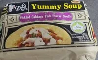 Mängden socker i Yummey Soup - Pickled cabbage fish flavour noodle
