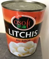 Mängden socker i Litchis au sirop
