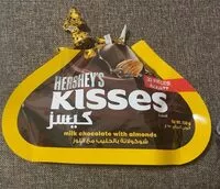 Mängden socker i Kisses milk chocolate with almonds