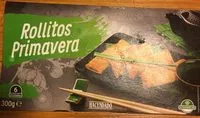 Mängden socker i Rollitos primavera
