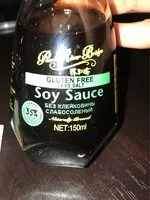 Mängden socker i Sauce soja claire sans gluten et allégée en sel