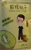 Mängden socker i Dried kiwi
