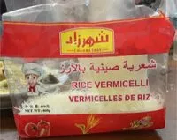 Mängden socker i Vermicelles de riz