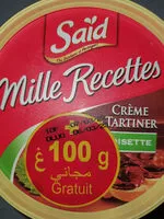 Mängden socker i Mille Recettes Crème Tartiner Noisette