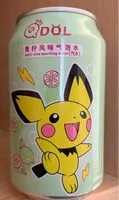 Mängden socker i Pokémon Kaffir Lime sparkling water