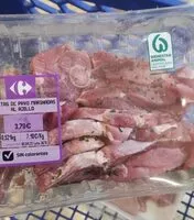 Mängden socker i Chuletas de pavo marinadas al ajillo