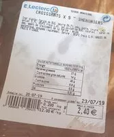 Mängden socker i 3 Meuniers - Croissants
