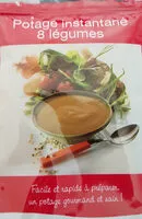 Mängden socker i Potage instantané 8 légumes