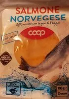 Mängden socker i Coop Salmone Norvegese
