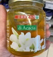 Mängden socker i Miele di accacia