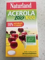 Mängden socker i Acerola Bio 1000
