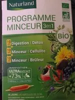 Mängden socker i Programme minceur 3ena