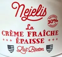 Mängden socker i Nejelis crème fraîche épaisse