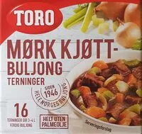 Mängden socker i Buljongterninger mørk kjøtt