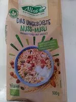 Mängden socker i Das ungesüßte Nuss-Müsli