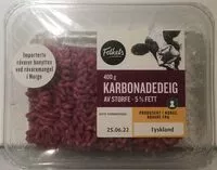 Mängden socker i Kjøttdeig