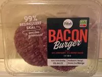 Mängden socker i Bacon Burgere