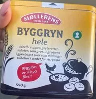 Mängden socker i Byggryn hele