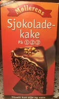 Mängden socker i Sjokoladekake på 1 2 3