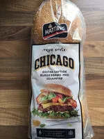 Mängden socker i Chicago burgerbrød med sesamfrø