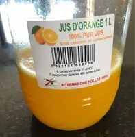 Mängden socker i Jus d'orange