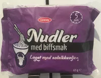 Mängden socker i Nudler med Biffsmak