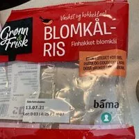 Mängden socker i Colliflower rice