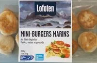 Mängden socker i Mini burger marins