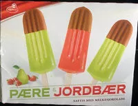 Mängden socker i Pære & Jordbær saftis med melkesjokolade