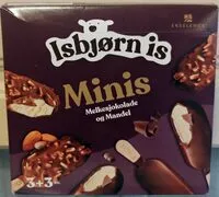 Mängden socker i Minis Melkesjokolade og Mandel
