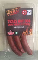 Mängden socker i Texas Hot Dog
