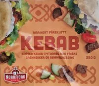 Mängden socker i Kebab marinert fårekjøtt