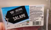 Mängden socker i Salami