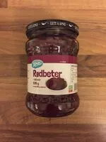 Mängden socker i Rødbeter i skiver