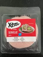 Mängden socker i Servelat