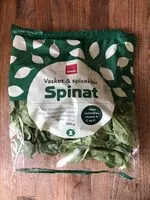 Mängden socker i Spinat