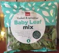 Mängden socker i Baby Leaf Mix