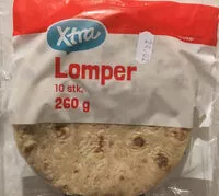 Mängden socker i Lomper