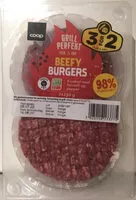 Mängden socker i Beefy Burgers