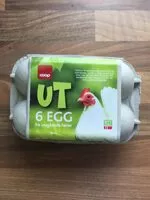Mängden socker i UT egg (Coop)