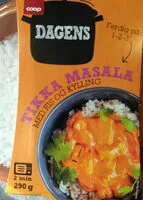 Mängden socker i Dagens: Tikka masala