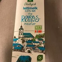 Mängden socker i Økologisk lettmelk