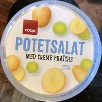 Mängden socker i Potetsalat med crème fraîche