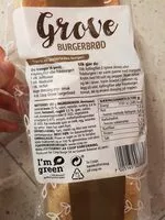 Mängden socker i Grove Burgerbrød
