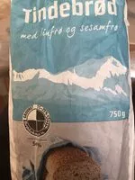 Mängden socker i Tindebrød med linfrø og sesamfrød