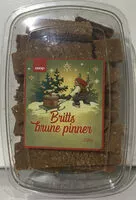 Mängden socker i Britts brune pinner
