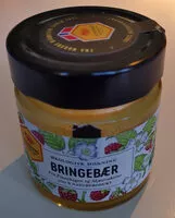 Mängden socker i Bringebær Økologiske honning