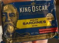 Mängden socker i Brisling Sardines in Oil