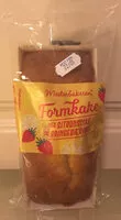 Mängden socker i Formkake med sitronsmak og bringebærfyll