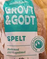 Mängden socker i grovt & godt spelt